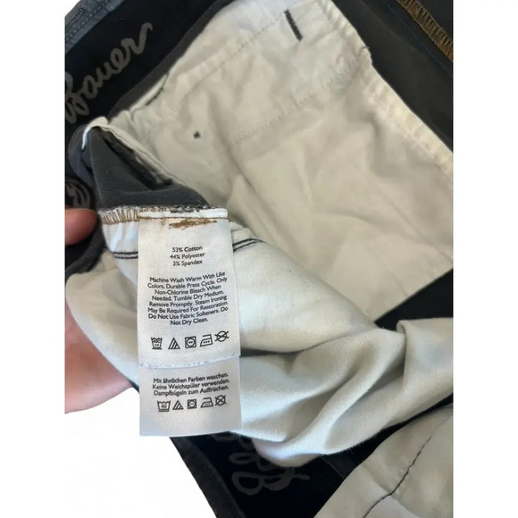 Eddie Bauer Men's Flex Sport Chinos Straight Legged Black Pants 36x30 - Picture 4 of 11